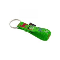Lupine kulcstartó (Happy Holidays - zöld 1, 9 cm széles) (KEY71421)