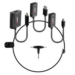 Lindy Set 3 Adaptoare USB-C / mini Displayport / DisplayPort la HDMI, Lindy L38304* (L38304)