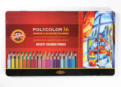 KOH-I-NOOR Creioane colorate KOH-I-NOOR Polycolor 3825, 36 buc/set