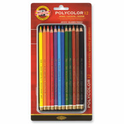 KOH-I-NOOR Creioane colorate KOH-I-NOOR Polycolor 3822, 12 buc/set