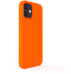 Lemontti Husa iPhone 12 Mini Lemontti Liquid Silicon Orange (LEMCLSXIIMOR)