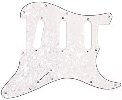 Fender Pickguard, Stratocaster S/S/S, 11-Hole Mount, White Pearl, 4-Ply