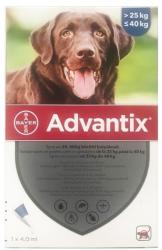 Bayer Advantix solutie antiparazitara pentru caini intre 25-40 kg, 1 pipeta