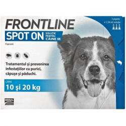 Frontline Antiparazitar caini Frontline Spot On M (10-20 kg), 1 pipeta