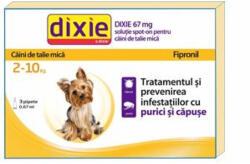 Quimunsa Solutie antiparazitara caini talie mica Dixie Spot On S (2-10 kg), 1 pipeta