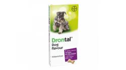 Bayer Drontal Dog Flavour, deparazitare interna caini, 1 tableta