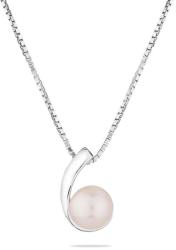 Swan Сребърно колие със сладководна бяла перла SP0002AW Swan