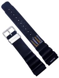 NAGATA Curea Universală Sport & Diver 24mm - Rezistență Extremă din Rășină Neagră (3P99 24)