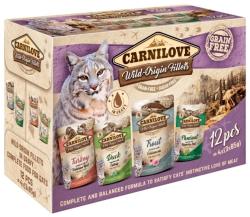 CarniLove Cat Multipack (pulyka-kacsa-pisztráng-fácán) 12x85 g 1.02 kg