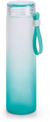 EVERESTUS Sticla de apa sport 470 ml, cu agatatoare din silicon, Everestus, 20FEB1110, Sticla, Albastru, saculet inclus (EVE07-94669-144)