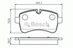 Bosch Set placute frana, frana disc IVECO DAILY VI caroserie inchisa/combi (2014 - 2016) BOSCH 0 986 494 460