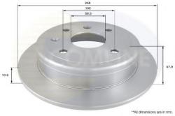 COMLINE Disc frana CHEVROLET LACETTI Combi (J200) (2005 - 2016) COMLINE ADC1079