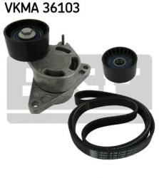 SKF Set curea transmisie cu caneluri RENAULT TRAFIC II caroserie (FL) (2001 - 2014) SKF VKMA 36103