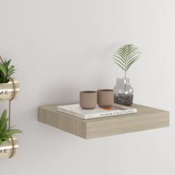 vidaXL Raft de perete suspendat, stejar, 23x23, 5x3, 8 cm, MDF (323865) Raft