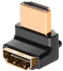 AudioQuest HDM90W HDMI Type A aljzat - Type A aljzat aranyozott csatlakozós 90 fokos adapter (HDM90W) - bestbyte