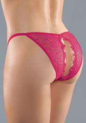 Allure Crotchless Enchanted Belle Panty Hot Pink