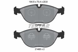 TEXTAR set placute frana, frana disc TEXTAR Q+ 2148401 (2148401)