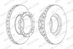 FERODO Disc frana FERODO PREMIER FCR254A (FCR254A)