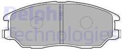 DELPHI set placute frana, frana disc DELPHI LP1857 (LP1857)