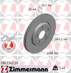 ZIMMERMANN Disc frana ZIMMERMANN COAT Z 290.2262. 20 (290.2262.20)
