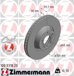 ZIMMERMANN Disc frana ZIMMERMANN COAT Z 100.3318. 20 (100.3318.20)