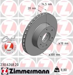 ZIMMERMANN Disc frana ZIMMERMANN COAT Z 230.6268. 20 (230.6268.20)