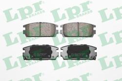 LPR set placute frana, frana disc LPR 05P1290 (05P1290)