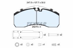 TEXTAR set placute frana, frana disc TEXTAR 2927802 (2927802)