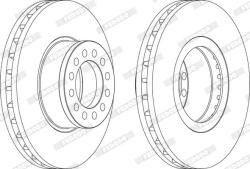 FERODO Disc frana FERODO PREMIER FCR331A (FCR331A)