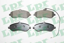LPR set placute frana, frana disc LPR 05P1348 (05P1348)