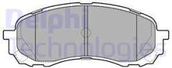 DELPHI set placute frana, frana disc DELPHI LP2128 (LP2128)