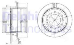 DELPHI Disc frana DELPHI BG3557 (BG3557) - automobilus