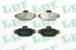 LPR set placute frana, frana disc LPR 05P483 (05P483)