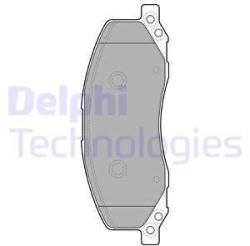 DELPHI set placute frana, frana disc DELPHI LP2082 (LP2082)