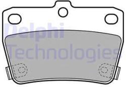 DELPHI set placute frana, frana disc DELPHI LP1942 (LP1942)