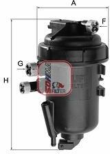 SOFIMA filtru combustibil SOFIMA S 5163 GC (S 5163 GC) - automobilus