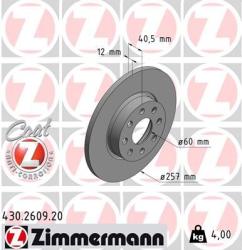 ZIMMERMANN Disc frana ZIMMERMANN 430.2609. 20 - automobilus