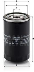 Mann-filter Filtru ulei MANN-FILTER W 719/12 (W 719/12) - automobilus