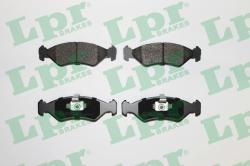 LPR set placute frana, frana disc LPR 05P655 (05P655)