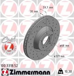 ZIMMERMANN Disc frana ZIMMERMANN SPORT Z 100.3318. 52 (100.3318.52)