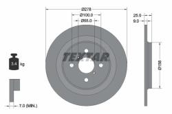 TEXTAR Disc frana TEXTAR PRO 92161903 (92161903)
