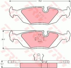 TRW set placute frana, frana disc TRW GDB1068 - automobilus