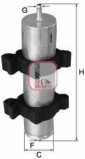 SOFIMA filtru combustibil SOFIMA S 1824 B (S 1824 B) - automobilus