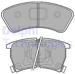 DELPHI set placute frana, frana disc DELPHI LP552 (LP552)