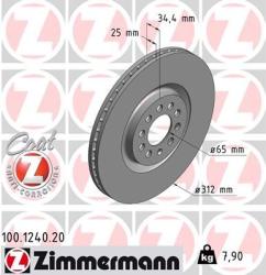 ZIMMERMANN Disc frana ZIMMERMANN 100.1240. 20 - automobilus