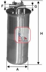 SOFIMA filtru combustibil SOFIMA S 4001 NR (S 4001 NR) - automobilus
