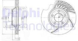 DELPHI Disc frana DELPHI BG9950 (BG9950) - automobilus