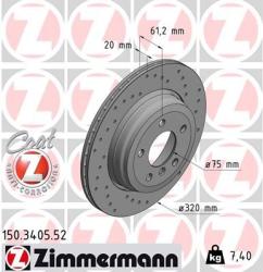 ZIMMERMANN Disc frana ZIMMERMANN SPORT Z 150.3405. 52 (150.3405.52)