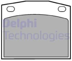 DELPHI set placute frana, frana disc DELPHI LP118 (LP118)