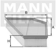 Mann-filter Filtru aer MANN-FILTER C 29 031 (C 29 031) - automobilus